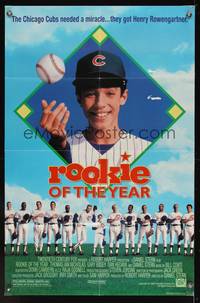 7k619 ROOKIE OF THE YEAR DS 1sh '93 the Chicago Cubs needed a miracle, they got Thomas Ian Nicholas