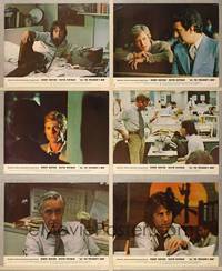 7m340 ALL THE PRESIDENT'S MEN 6 color 11x14s '76 Dustin Hoffman & Redford as Woodward & Bernstein!