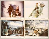 7m634 EMPIRE STRIKES BACK 4 color 11x14 stills '80 George Lucas, cool scenes from sci-fi classic!