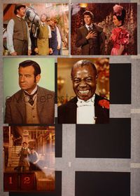 7m516 HELLO DOLLY 5 color 11x14 still '70 great close-ups of Walter Matthau & Louis Armstrong!