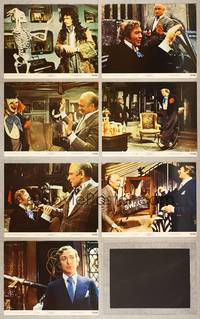 7m273 SLEUTH 7 color 11x14 stills '72 wacky images of Laurence Olivier & Michael Caine!