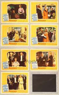 7m053 ANASTASIA 7 LCs '56 great images of Ingrid Bergman & Yul Brynner!