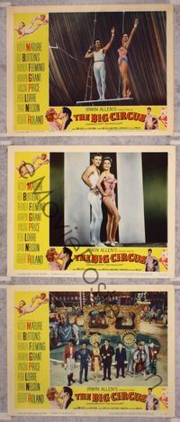 7m789 BIG CIRCUS 3 LCs '59 David Nelson, Kathryn Grant, Vincent Price & Victor Mature!