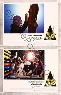 7m857 CLOCKWORK ORANGE 2 x-rated LCs '73 Stanley Kubrick classic, Malcolm McDowell!