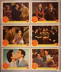 7m361 DESIGN FOR SCANDAL 6 LCs '41 Walter Pidgeon, Rosalind Russell, Edward Arnold!