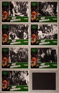 7m089 DEVIL'S MEN 7 LCs '76 Land of the Minotaur, Robert Tanenbaum fantasy monster border art!
