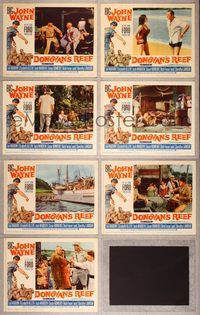 7m097 DONOVAN'S REEF 7 LCs '63 John Ford, great images of sailor John Wayne & Lee Marvin!