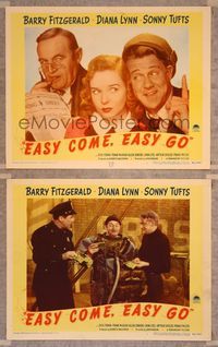 7m864 EASY COME, EASY GO 2 LCs '46 Barry Fitzgerald, Diana Lynn!