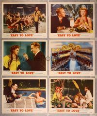 7m373 EASY TO LOVE 6 LCs '53 sexy swimmer Esther Williams, Van Johnson & Tony Martin!