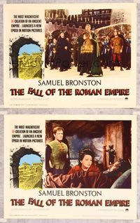 7m871 FALL OF THE ROMAN EMPIRE 2 LCs '64 Anthony Mann, Sophia Loren!