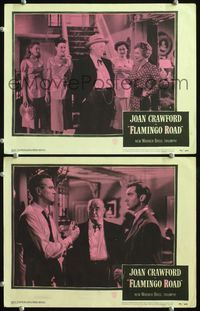 7m874 FLAMINGO ROAD 2 LCs '49 Michael Curtiz directed, great images of Sydney Greenstreet!