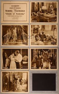 7m123 GHOSTS OF YESTERDAY 7 LCs '18 Norma Talmadge, Eugene O'Brien, early silent!