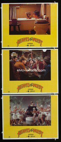 7m795 HEARTS OF THE WEST 3 LCs '75 Hollywood cowboy Jeff Bridges, Andy Griffith!