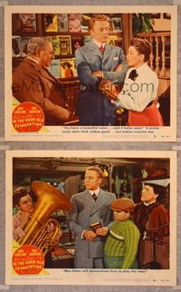 7m899 IN THE GOOD OLD SUMMERTIME 2 LCs '49 Judy Garland with tuba, Van Johnson!