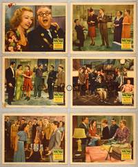 7m403 JONES FAMILY IN HOLLYWOOD 6 LCs '39 Jed Prouty, Spring Byington, Ken Howell!