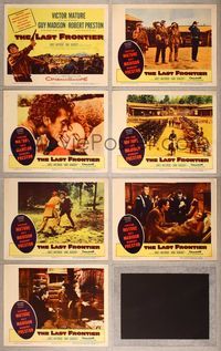 7m197 LAST FRONTIER 7 LCs '55 images of rough mountain man Victor Mature!