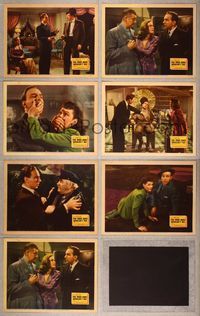 7m214 MAN WHO WOULDN'T DIE 7 LCs '42 images of Lloyd Nolan & scared Marjorie Weaver!