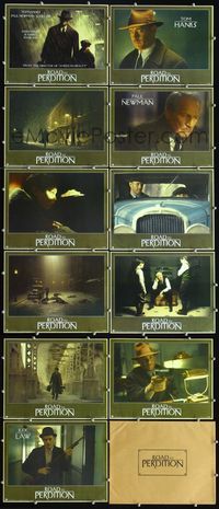 7m012 ROAD TO PERDITION 11 LCs '02 Tom Hanks, Paul Newman, Jude Law!
