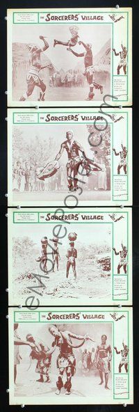 7m744 SORCERERS' VILLAGE 4 LCs '58 images of natives in bizarre rituals!