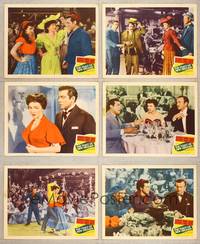 7m461 TOAST OF NEW ORLEANS 6 LCs '50 Mario Lanza, Kathryn Grayson & David Niven in Louisiana!