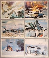 7m464 TORA TORA TORA 6 LCs '70 Pearl Harbor battle scenes, cool concept artwork card!
