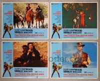 7m772 TWO MULES FOR SISTER SARA 4 LCs '70 gunslinger Clint Eastwood & nun Shirley MacLaine!