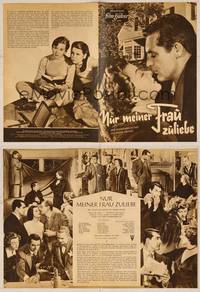 7p193 MR. BLANDINGS BUILDS HIS DREAM HOUSE German program '48 Cary Grant, Myrna Loy, different!