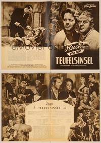 7p202 RETURN OF MONTE CRISTO German program '50 different images of Louis Hayward as the Count!