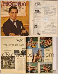 7p100 PHOTOPLAY magazine December 1946, portrait of Tyrone Power in tuxedo by Paul Hesse!