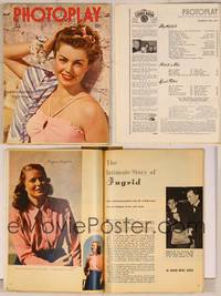 7p095 PHOTOPLAY magazine July 1946, portrait of Esther Williams in bathing suit by Paul Hesse!