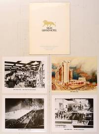7p153 MGM GRAND HOTEL presskit '72 wonderful artwork sketches of construction & hotel features!