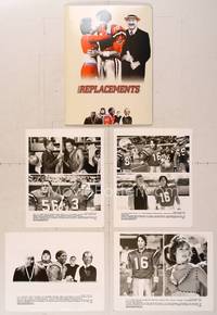 7p161 REPLACEMENTS presskit '00 Keanu Reeves as football player with cheerleader & Gene Hackman!