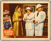 7r108 ABBOTT & COSTELLO IN THE FOREIGN LEGION LC #2 '50 Bud & Lou w/sexy harem girl Patricia Medina!