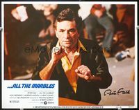 7r126 ALL THE MARBLES signed LC #8 '81 by Peter Falk, who is clenching his fists at ringside!