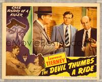 7r245 DEVIL THUMBS A RIDE LC #5 '47 tough guy Lawrence Tierney in classic Felix Feist film noir!