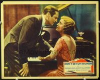 7r254 DON'T BET ON WOMEN LC '31 Edmund Lowe bets $10,000 wife Jeanette MacDonald won't betray him!