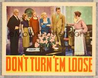 7r255 DON'T TURN 'EM LOOSE LC '36 young Betty Grable, Bruce Cabot, Lewis Stone & cast!