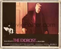 7r275 EXORCIST LC #2 '74 William Friedkin, best close up of Max Von Sydow as Father Merrin!