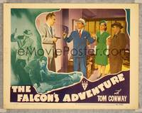 7r278 FALCON'S ADVENTURE LC #3 '46 Tom Conway draws his gun before the bad guy draws his!