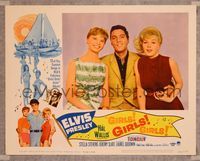 7r329 GIRLS GIRLS GIRLS LC #2 '62 Elvis Presley with arms around Stella Stevens & Laurel Goodwin!
