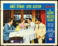 7r332 GLENN MILLER STORY LC #8 R60 James Stewart in the title role gives June Allyson pearls!