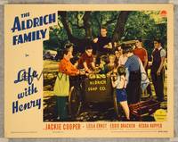 7r463 LIFE WITH HENRY LC '40 Jackie Cooper as Henry Aldrich gets kids selling soap for him!