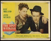 7r473 LOST WEEKEND LC #5 '45 alcoholic Ray Milland & Doris Dowling, directed by Billy Wilder!
