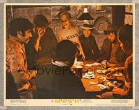 7r521 MASH LC #6 '70 Elliott Gould, Tom Skerritt, Sally Kellerman & others at poker game!