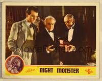 7r564 NIGHT MONSTER LC '42 Don Porter watches Francis Pierlot and Frank Reicher open box!