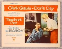 7r759 TEACHER'S PET LC #5 '58 teacher Doris Day is furious with smoking pupil Clark Gable!