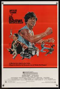 7s077 BIG BRAWL 1sh '80 early Jackie Chan, violent art, a martial arts fight to the finish!