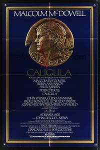 7s128 CALIGULA 1sh '80 Malcolm McDowell, Penthouse's Bob Guccione sex epic!