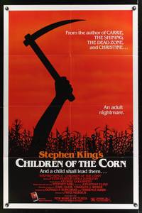 7s174 CHILDREN OF THE CORN 1sh '83 Stephen King horror, and a child shall lead them!