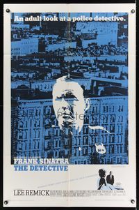 7s285 DETECTIVE 1sh '68 Frank Sinatra as gritty New York City cop, an adult look at police!
